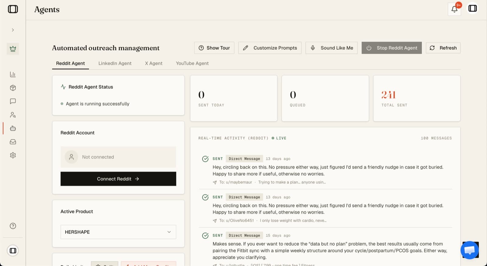LeadSynth AI — screen 2 of 6